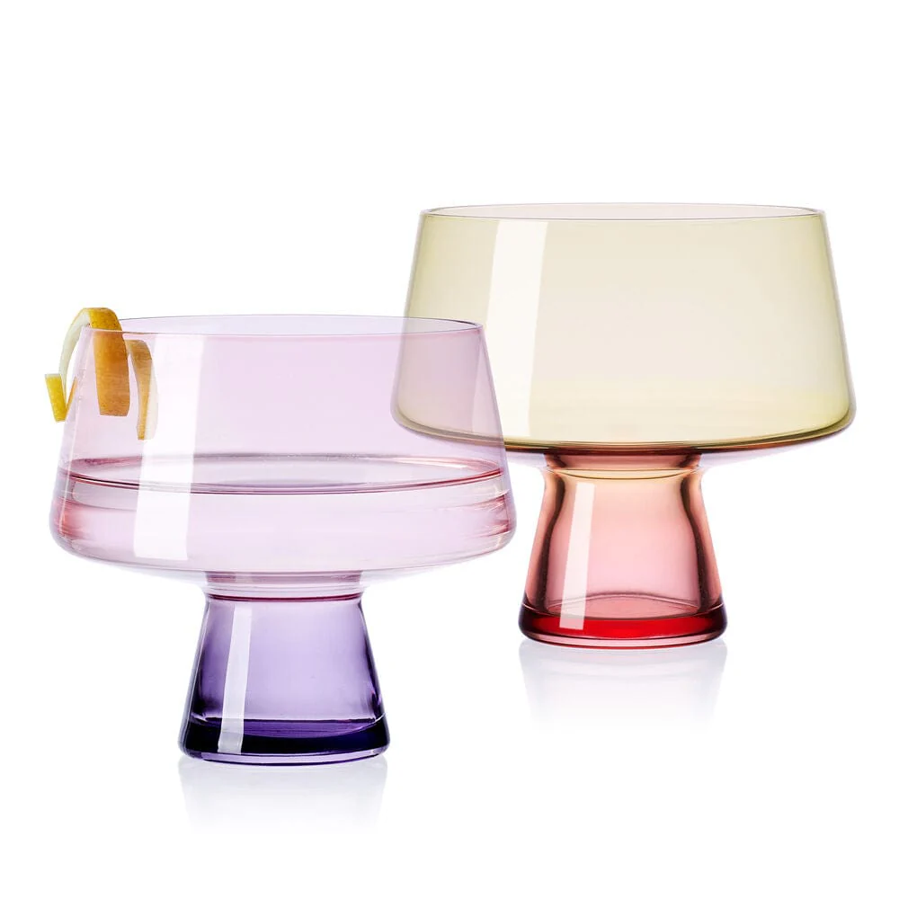 Mikasa Chroma Martini Glasses. c/o Mikasa
