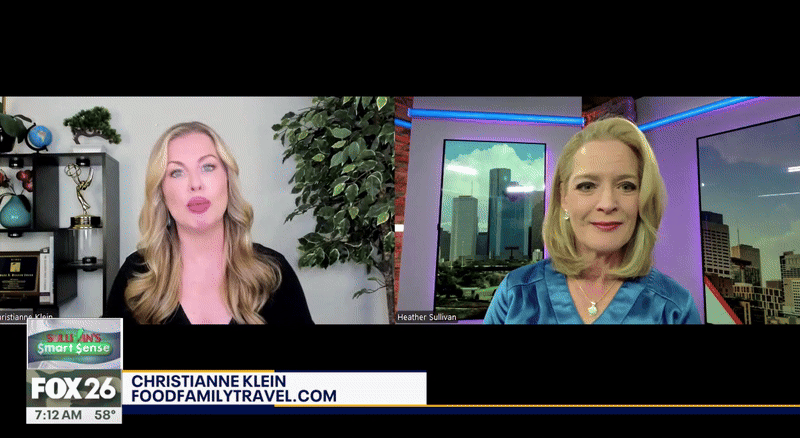 Christianne Klein on FOX-TV Houston with Heather Sullivan.