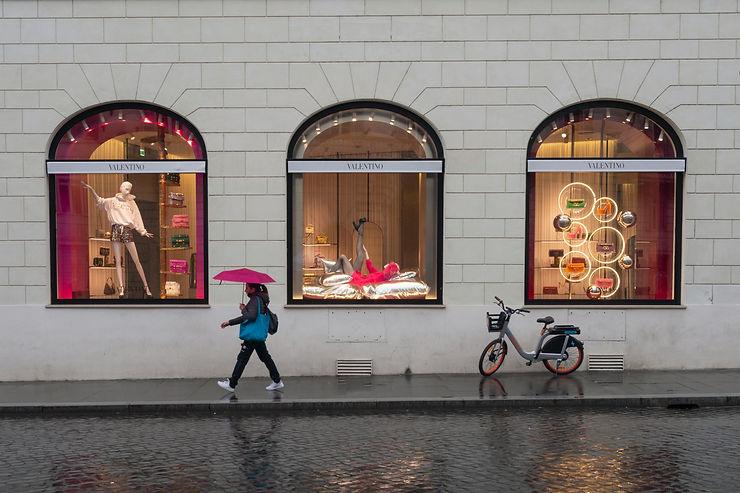 The Valentino Boutique in Rome, Italy.  Image by Photo by Vito Giaccari.