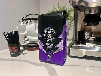 Death Wish Coffee Espresso Roast. Image by Brittany Wang.