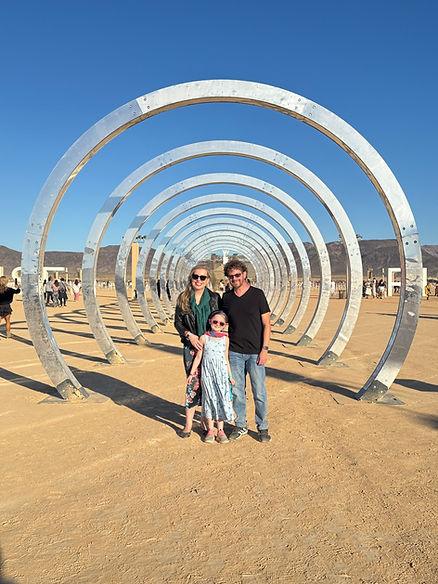 Our family at The Path at Rise Festival 2025.  