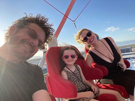 The family on Liftoff, Area 15.  Image by Dan Sattel. 