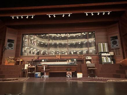 The view from our seat in the front row: Stereophonic at The Smith Center.  Image by Christianne Klein.
